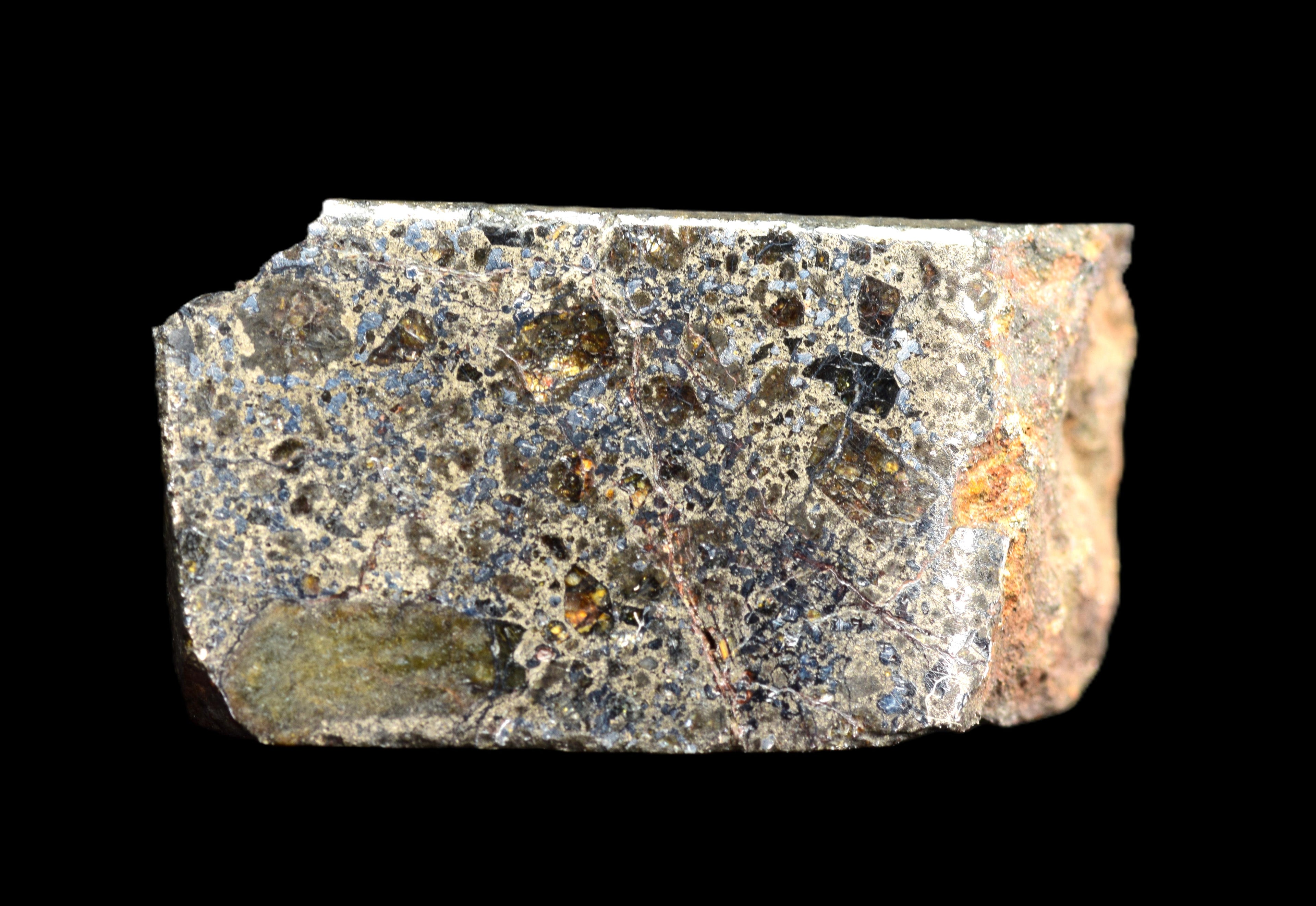 Talsint Mesosiderite Meteorite Slice – 2.39 g