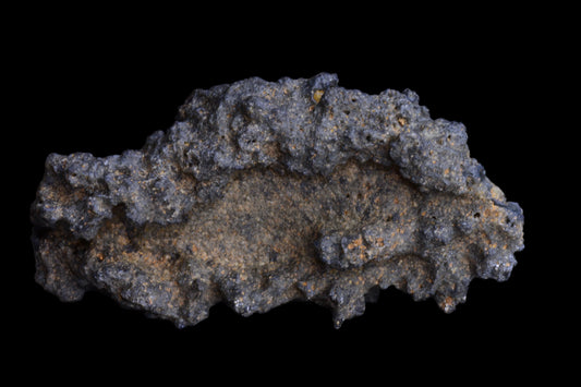 Fulgurite lightning fused glass crystal from Sahara Desert, 10.5 grams, created by Buy Meteorite LLC, showcasing natural glass formation.