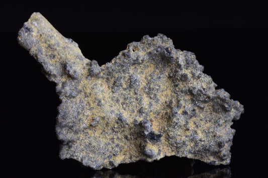 Fulgurite lightning fused glass crystal from Sahara Desert, 3.8 grams, by Buy Meteorite LLC, showing natural glass formation with lightning patterns.