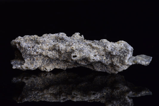 Fulgurite lightning fused glass crystal from Sahara Desert, 2.9 grams, natural mineral specimen by Buy Meteorite LLC.