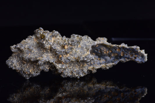 Fulgurite lightning-fused glass crystal from Sahara Desert, 5.6 grams, created by Buy Meteorite LLC, with natural lightning patterns and textures.