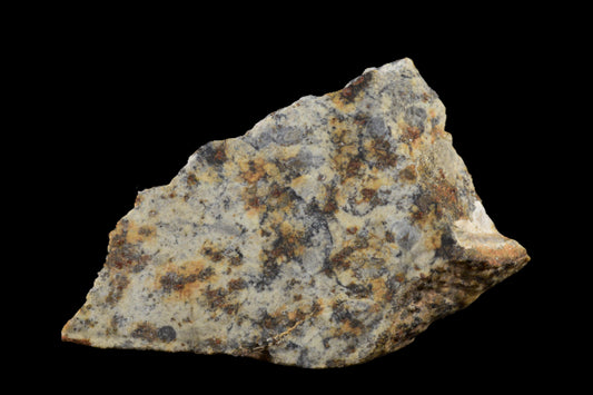 NWA 14225 LL6 chondrite meteorite weighing 1.38 grams with a dark, rocky surface and rough texture.