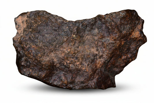 Complete NWA 13272 ungrouped achondrite meteorite fragment showing rough, natural surface with mineral textures, weighing 16.2g.