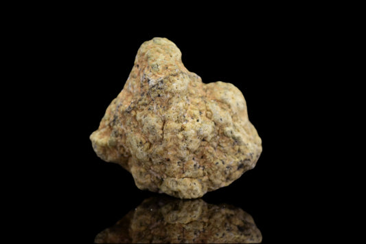 Small Martian meteorite NWA 12241, 0.98g Shergottite from Mars, shown in a close-up image.