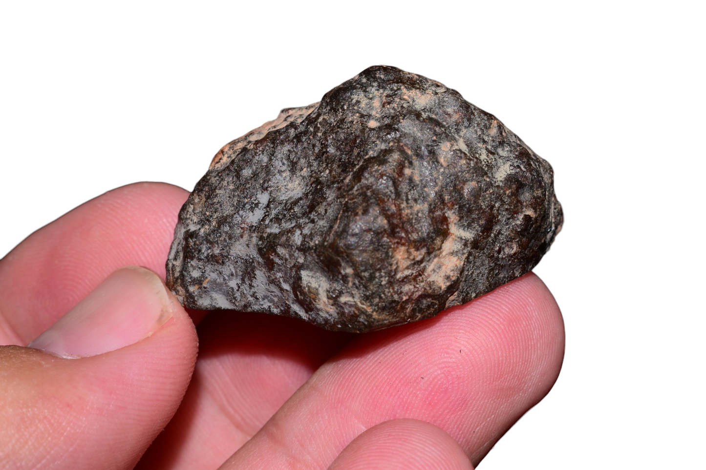 Moroccan chondrite meteorite 31g natural surface regmaglypts desert weathering patina