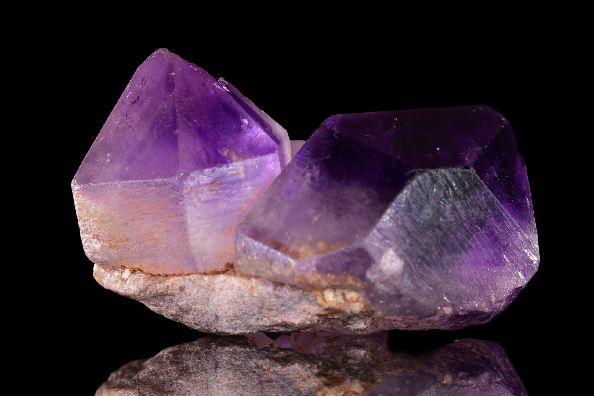 Amethyst Morocco crystal from Buy Meteorite LLC, showing purple amethyst with natural crystal formations and vibrant color.