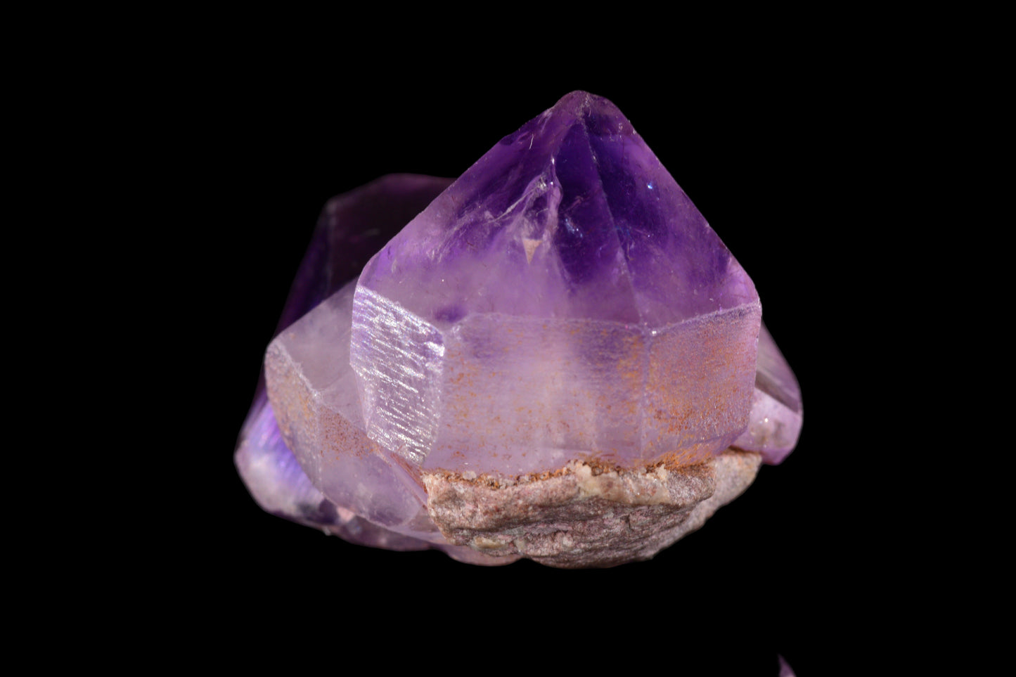 Amethyst Morocco crystal from Buy Meteorite LLC, showcasing purple amethyst stone with natural crystalline textures.