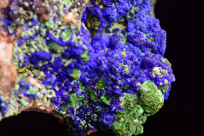 Azurite with Malachite – Mibladen, Morocco CBB