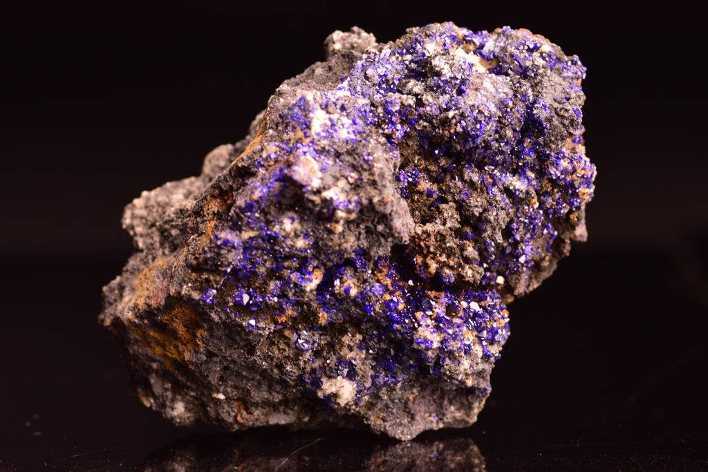 Azurite with Malachite – Mibladen, Morocco CB
