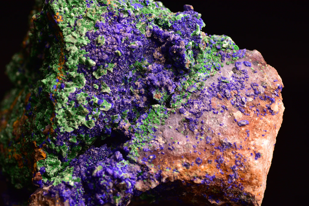 Azurite with Malachite – Mibladen, Morocco VV