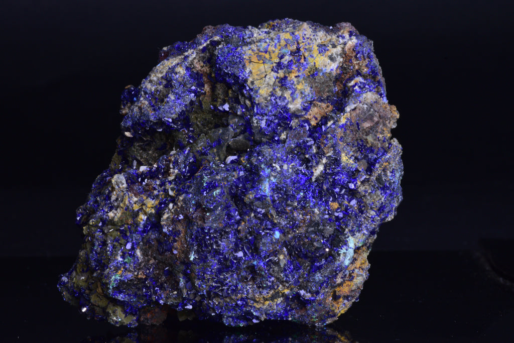 Azurite with Malachite – Mibladen, Morocco