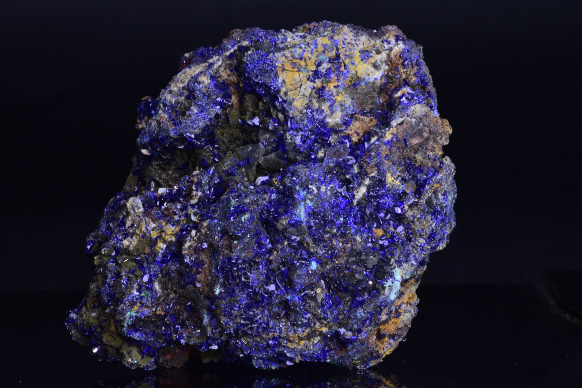 Azurite with Malachite – Mibladen, Morocco