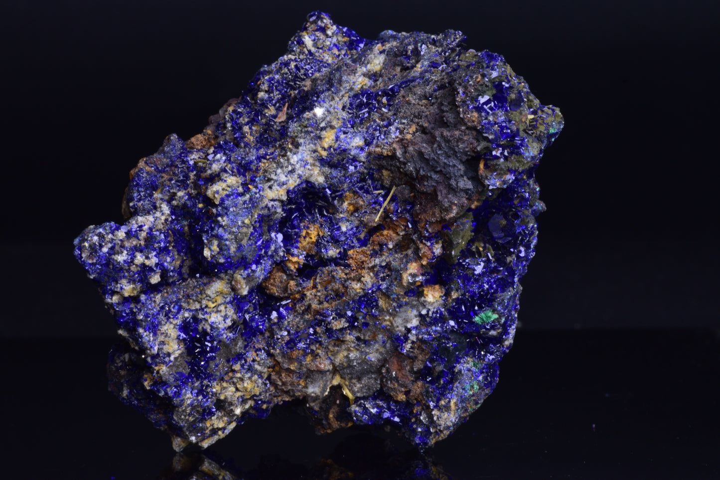 Azurite with Malachite – Mibladen, Morocco