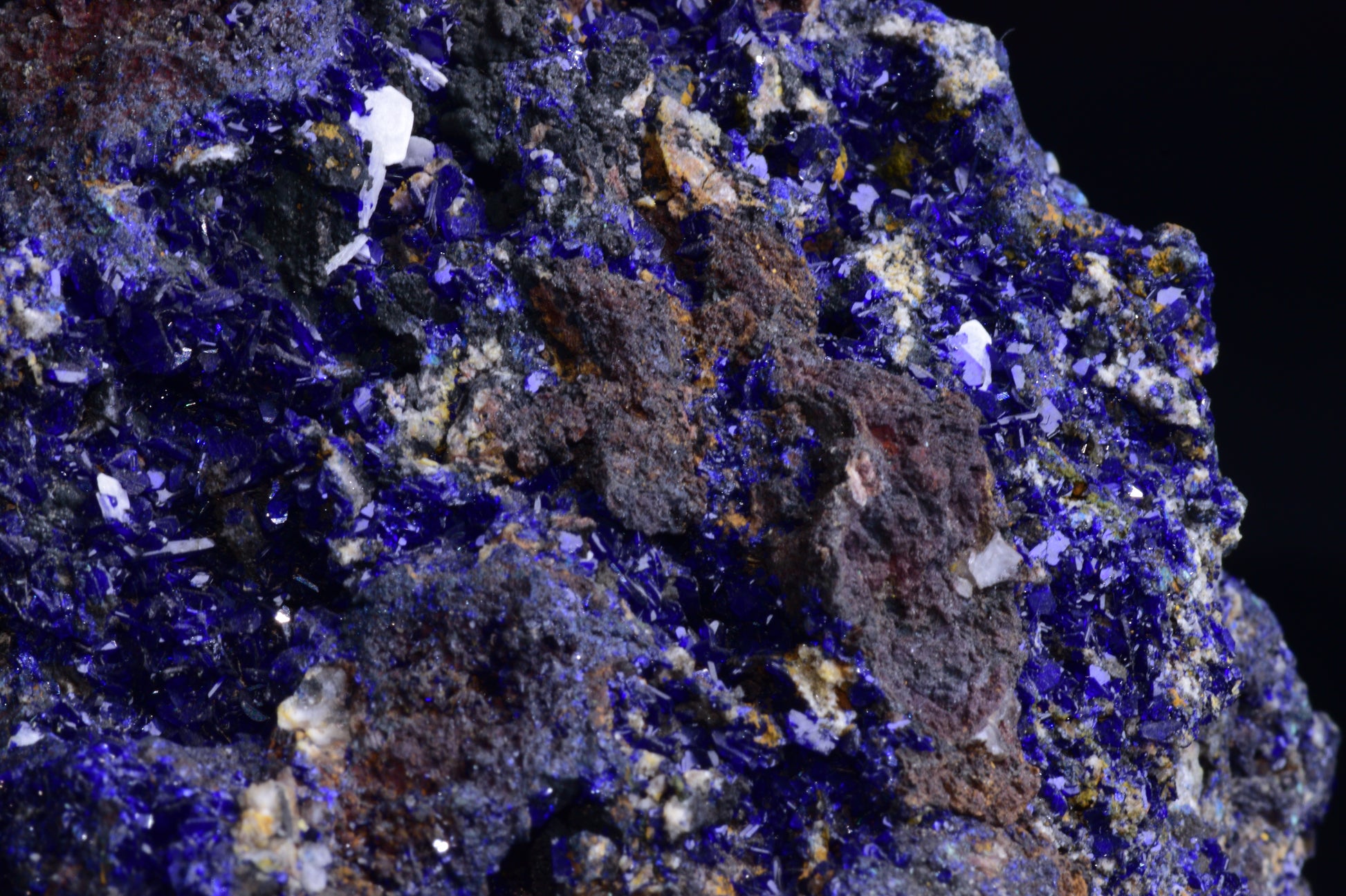 Azurite with Malachite – Mibladen, Morocco