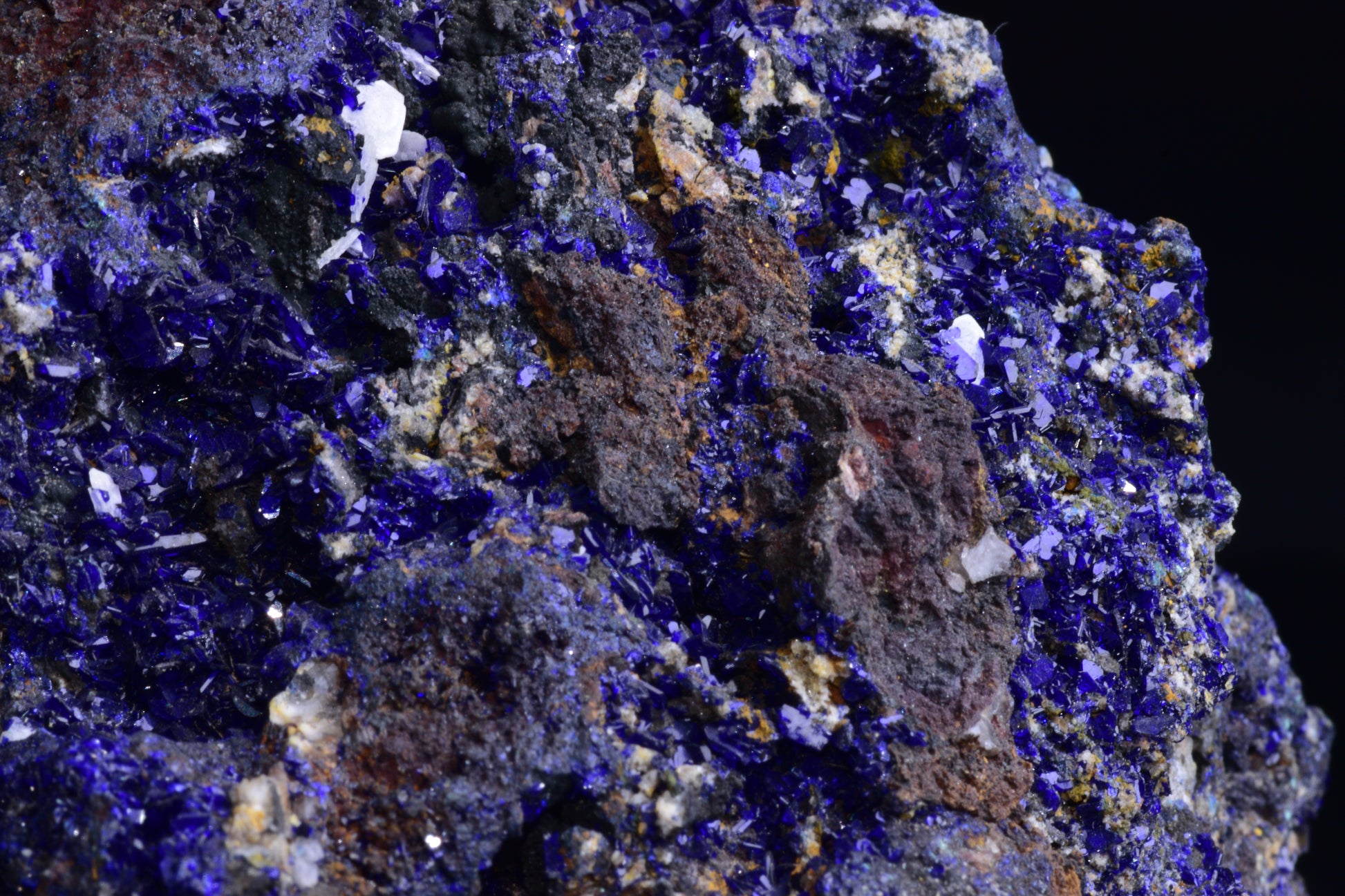 Azurite with Malachite – Mibladen, Morocco