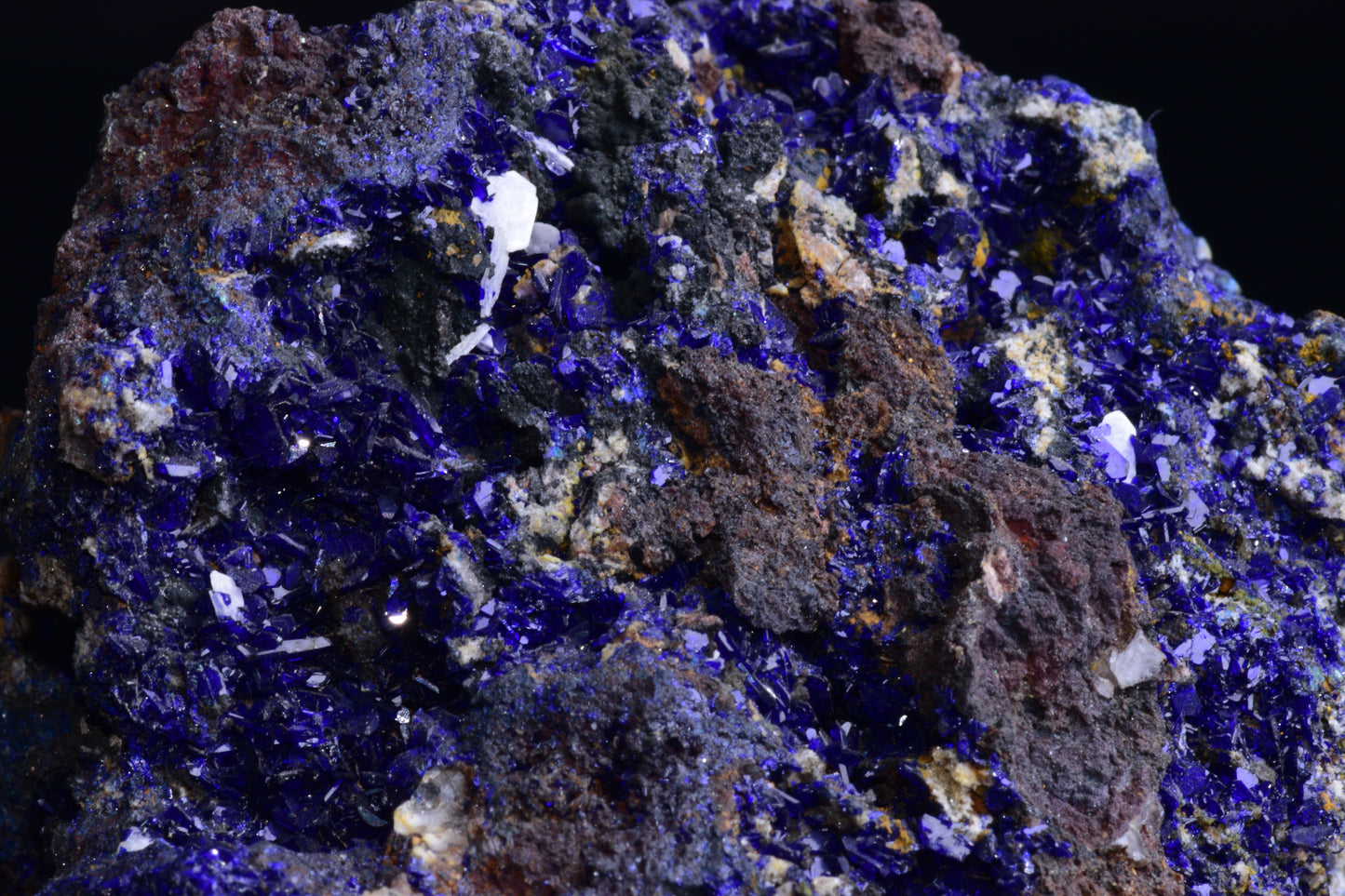Azurite with Malachite – Mibladen, Morocco