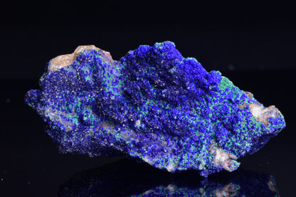Azurite with Malachite – Mibladen, Morocco