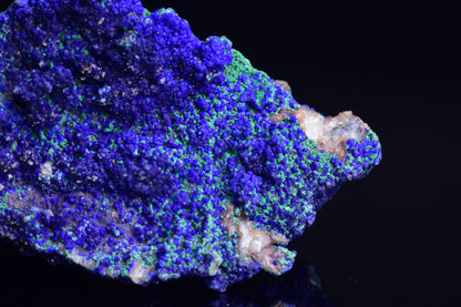 Azurite with Malachite – Mibladen, Morocco