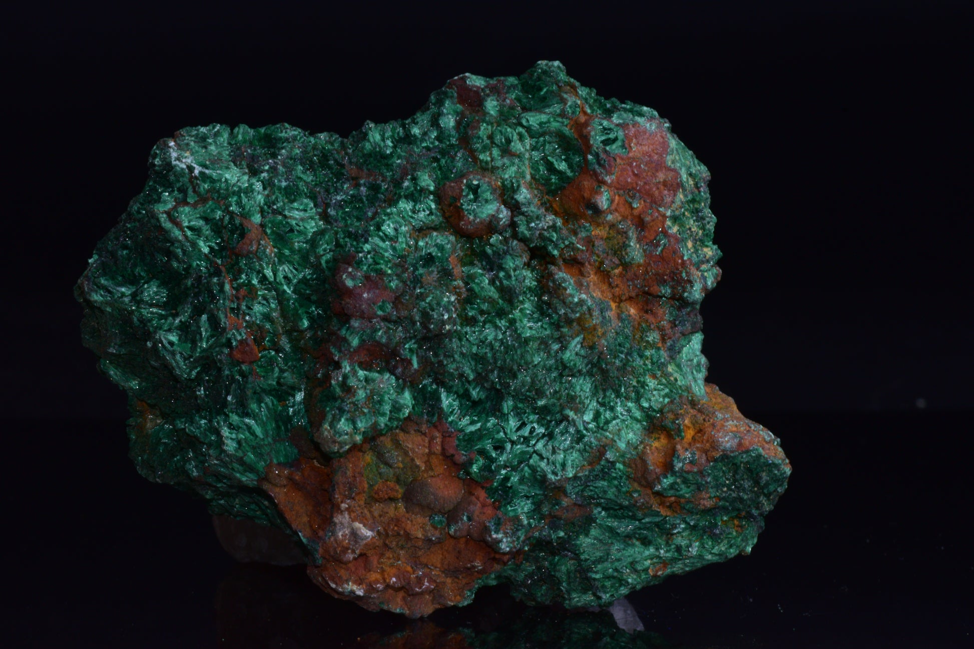 Azurite with Malachite – Mibladen, Morocco