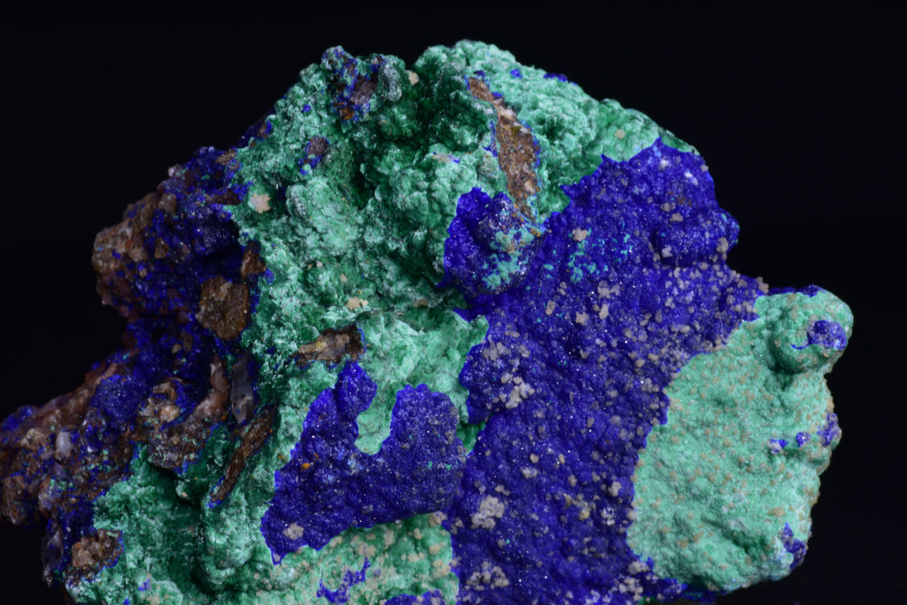 Azurite with Malachite – Mibladen, Morocco