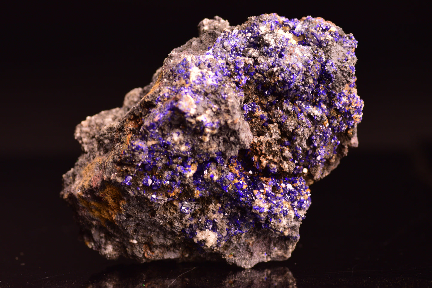 Azurite with Malachite – Mibladen, Morocco CB