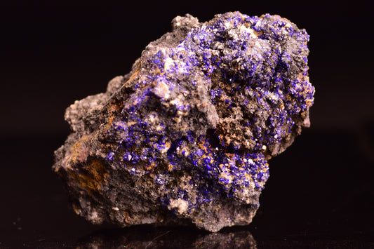 Azurite with Malachite – Mibladen, Morocco CB