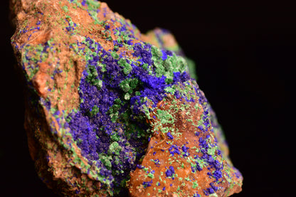 Azurite with Malachite – Mibladen, Morocco CC