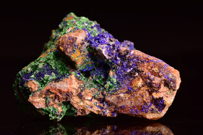 Azurite with Malachite – Mibladen, Morocco BN