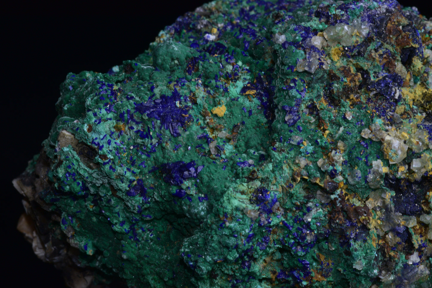 Azurite with Malachite – Mibladen, Morocco V