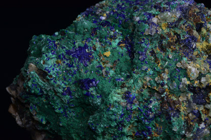 Azurite with Malachite – Mibladen, Morocco V