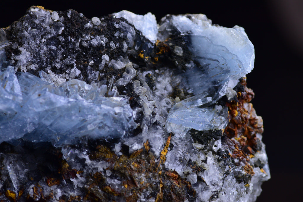 Blue Barite from Jebel Ouichane, Sagangane, Nador Province,&nbsp;&nbsp;L'Oriental Region,Morocco 2