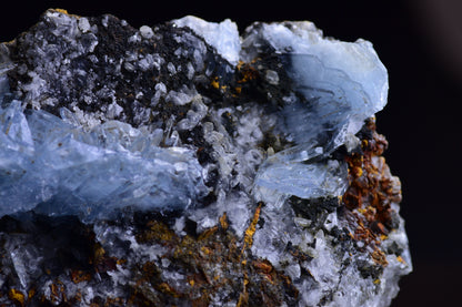 Blue Barite from Jebel Ouichane, Sagangane, Nador Province,&nbsp;&nbsp;L'Oriental Region,Morocco 2