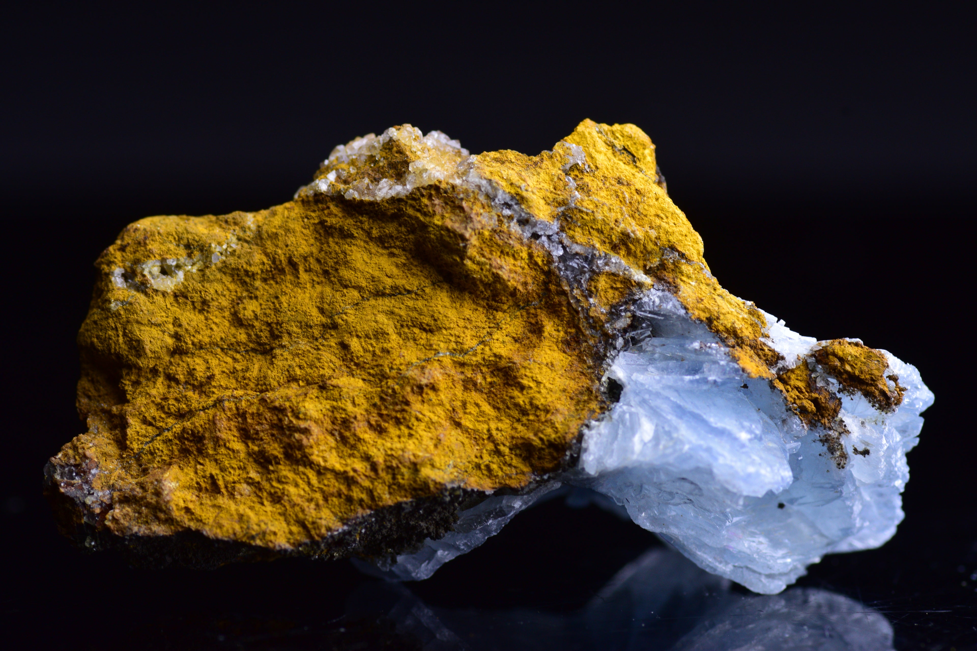 Blue Barite from Jebel Ouichane, Sagangane, Nador Province,&nbsp;&nbsp;L'Oriental Region,Morocco 4