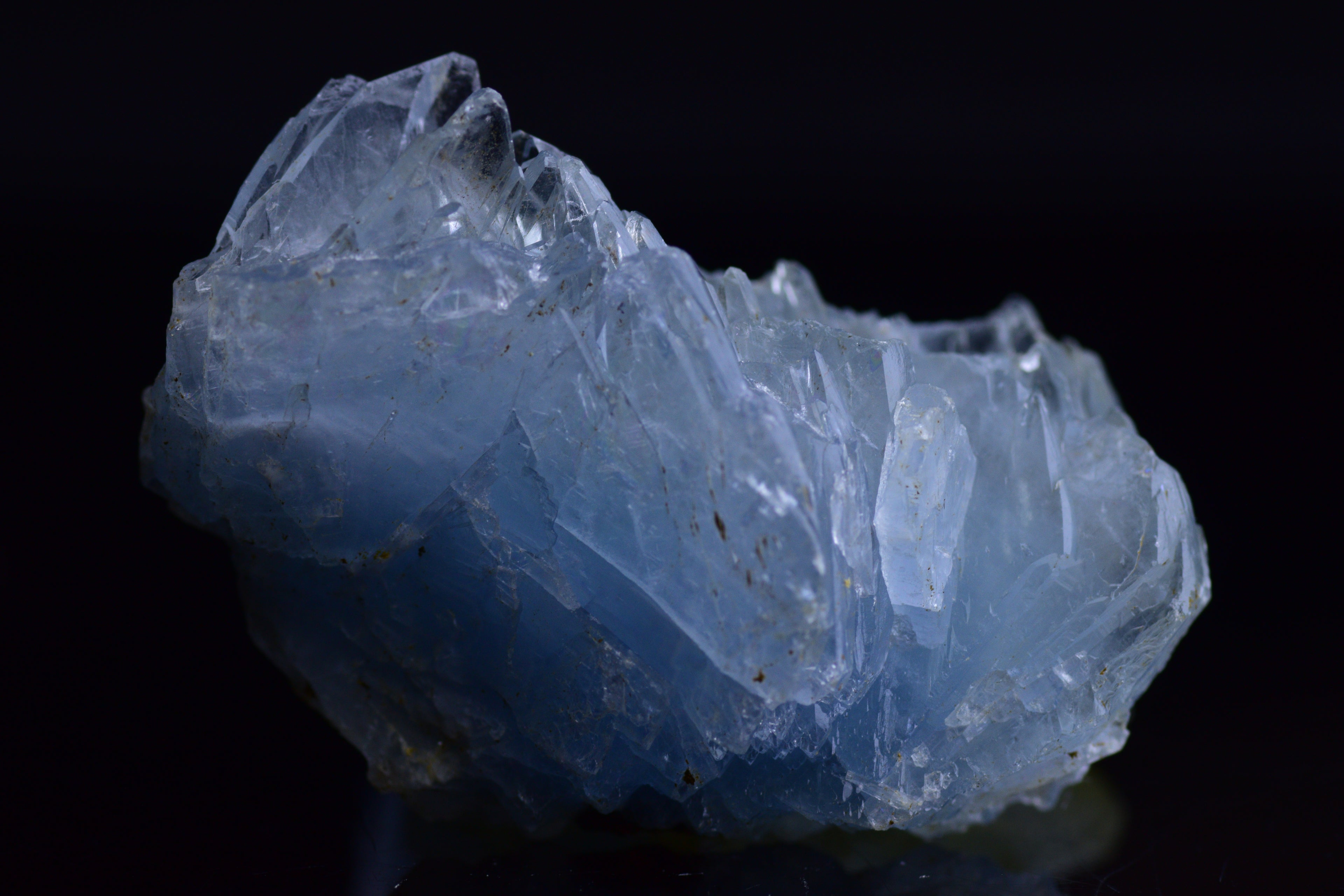 Blue Barite from Jebel Ouichane, Sagangane, Nador Province,&nbsp;&nbsp;L'Oriental Region,Morocco 6