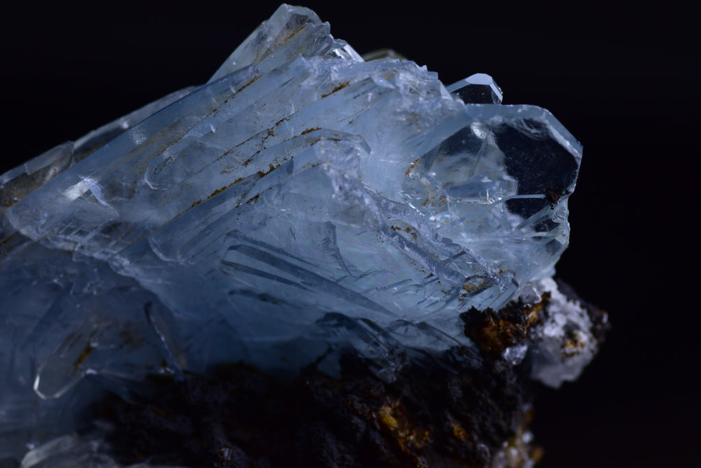 Blue Barite from Jebel Ouichane, Sagangane, Nador Province,&nbsp;&nbsp;L'Oriental Region,Morocco 3
