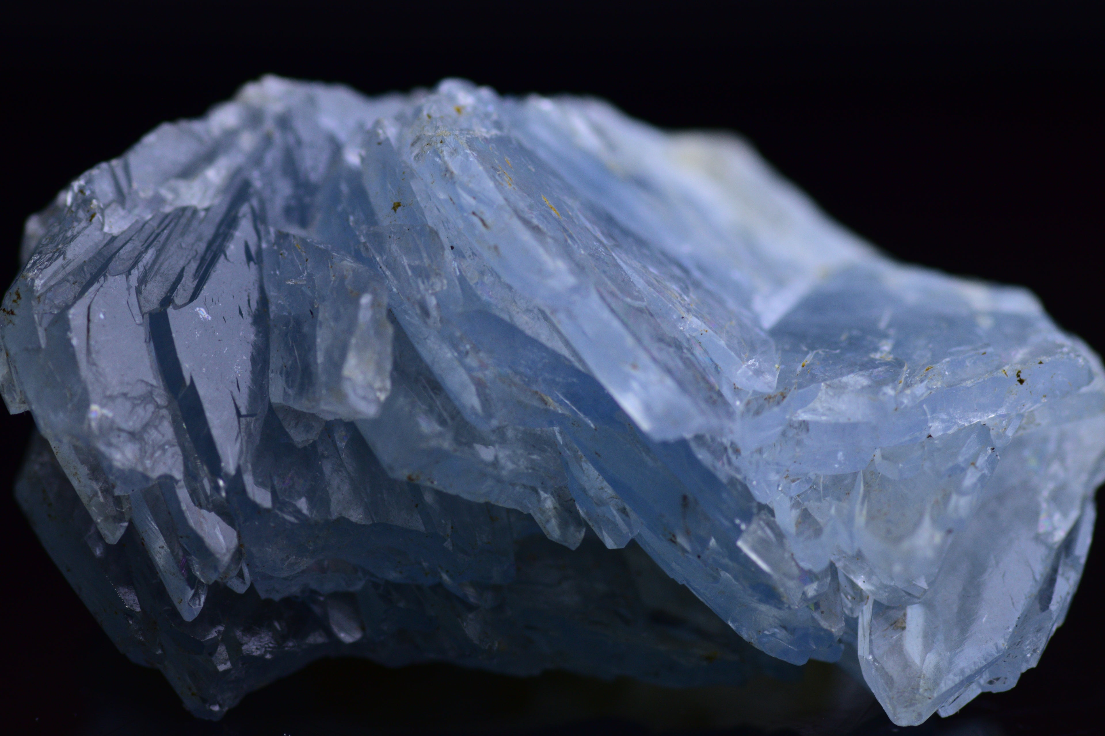 Blue Barite from Jebel Ouichane, Sagangane, Nador Province,&nbsp;&nbsp;L'Oriental Region,Morocco 6