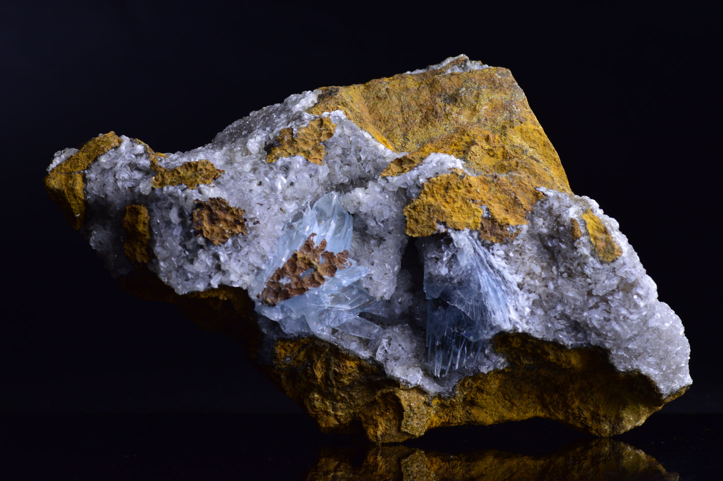 Blue Barite from Jebel Ouichane, Sagangane, Nador Province,&nbsp;&nbsp;L'Oriental Region,Morocco 1