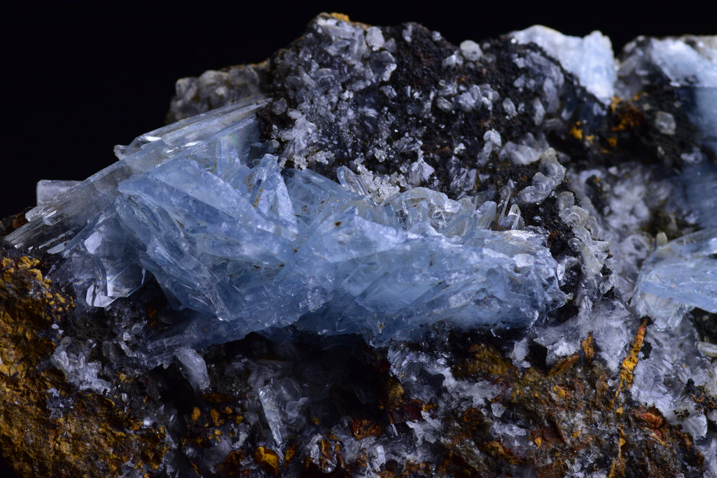 Blue Barite from Jebel Ouichane, Sagangane, Nador Province,&nbsp;&nbsp;L'Oriental Region,Morocco 2