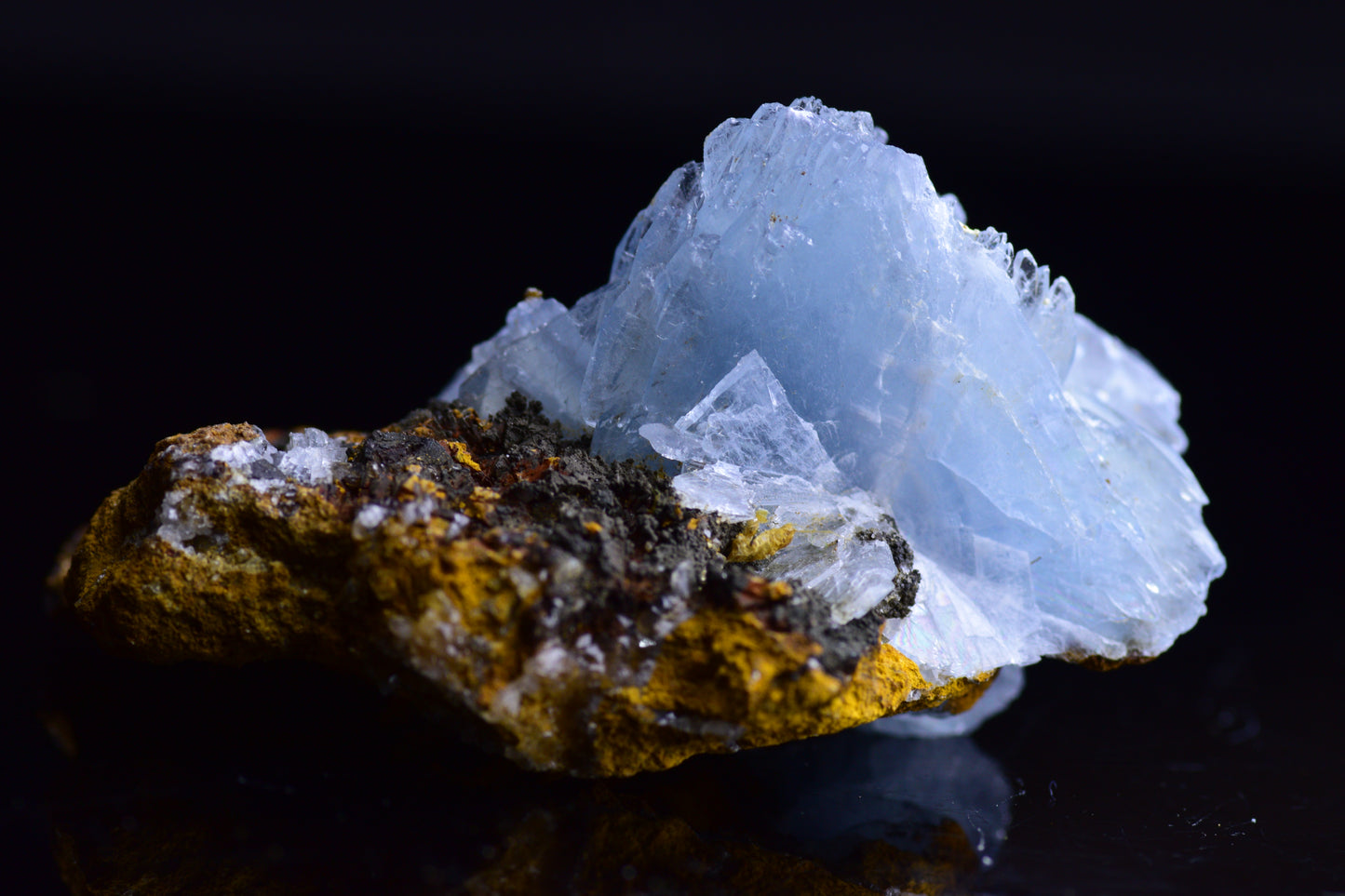 Blue Barite from Jebel Ouichane, Sagangane, Nador Province,&nbsp;&nbsp;L'Oriental Region,Morocco 44