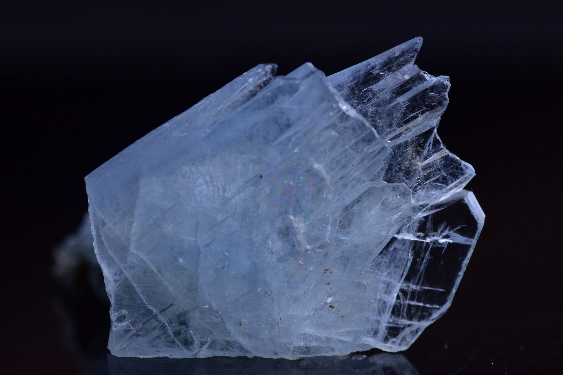 Blue Barite from Jebel Ouichane, Sagangane, Nador Province,&nbsp;&nbsp;L'Oriental Region,Morocco 9