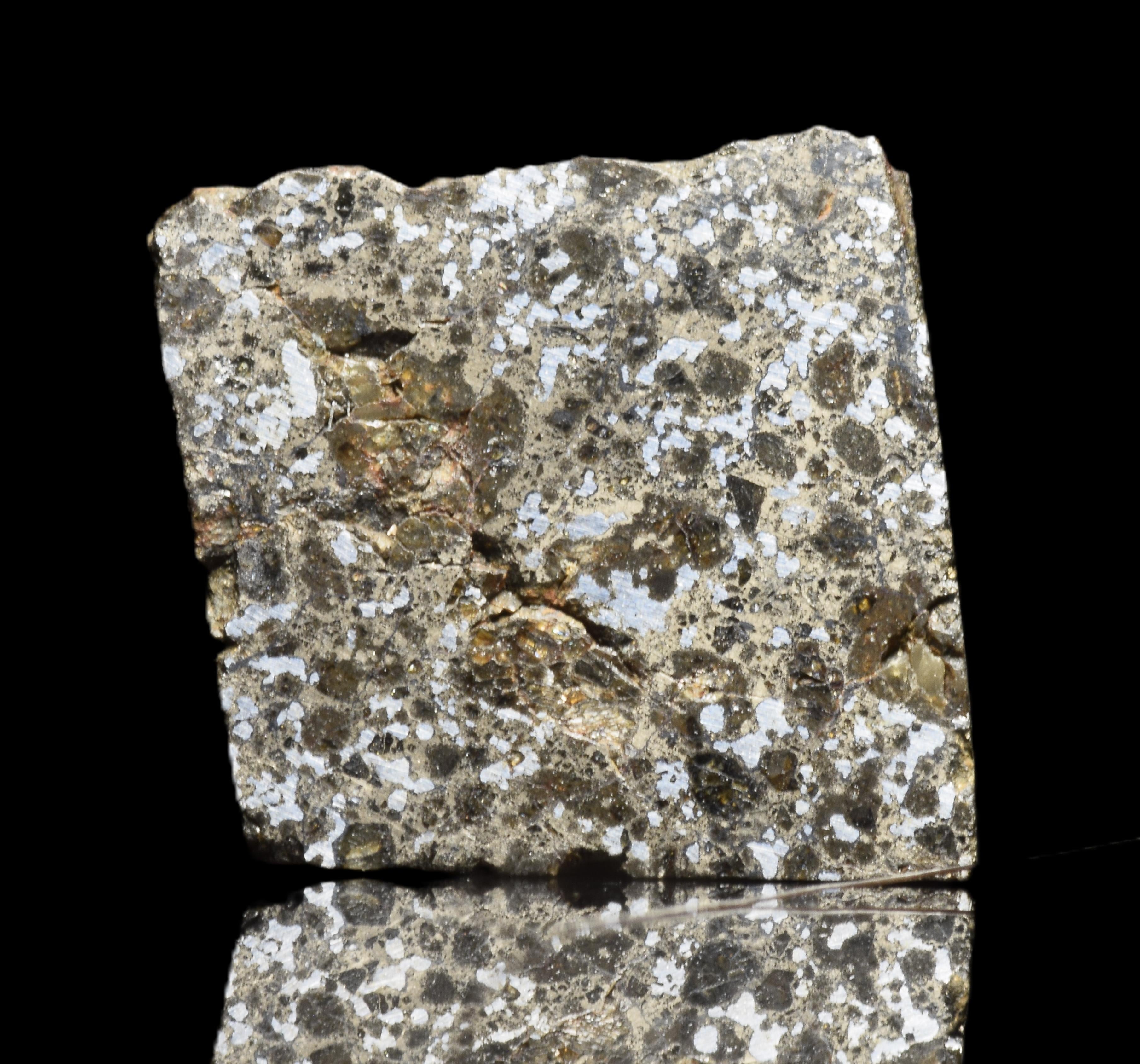 Talsint Mesosiderite Meteorite Slice – 1.39 g