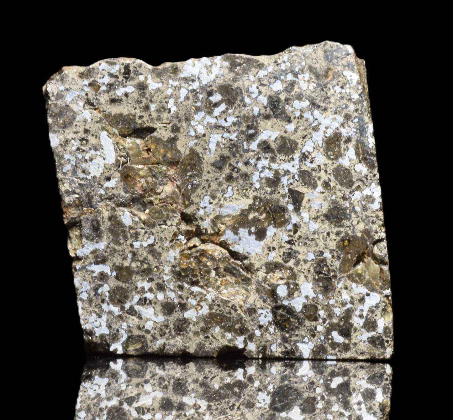 Talsint Mesosiderite Meteorite Slice – 1.39 g | Stony-Iron Meteorite