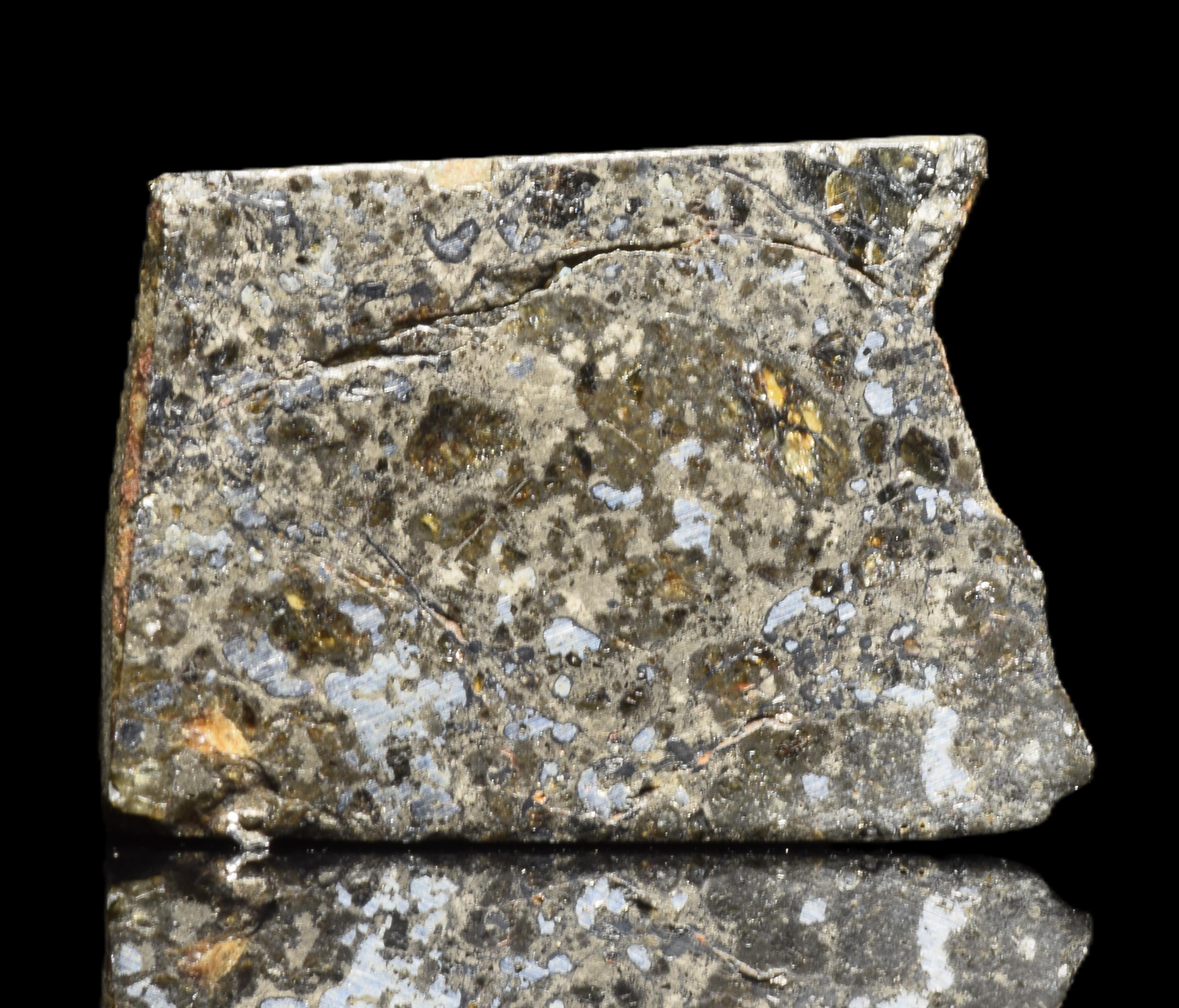 Talsint Mesosiderite Meteorite Slice – 1.08   g