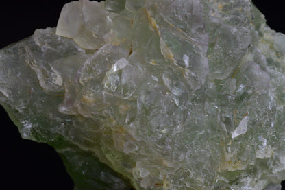Green Fluorite crystal from El Hammam, Morocco, displaying vibrant green hues and natural crystal formations.