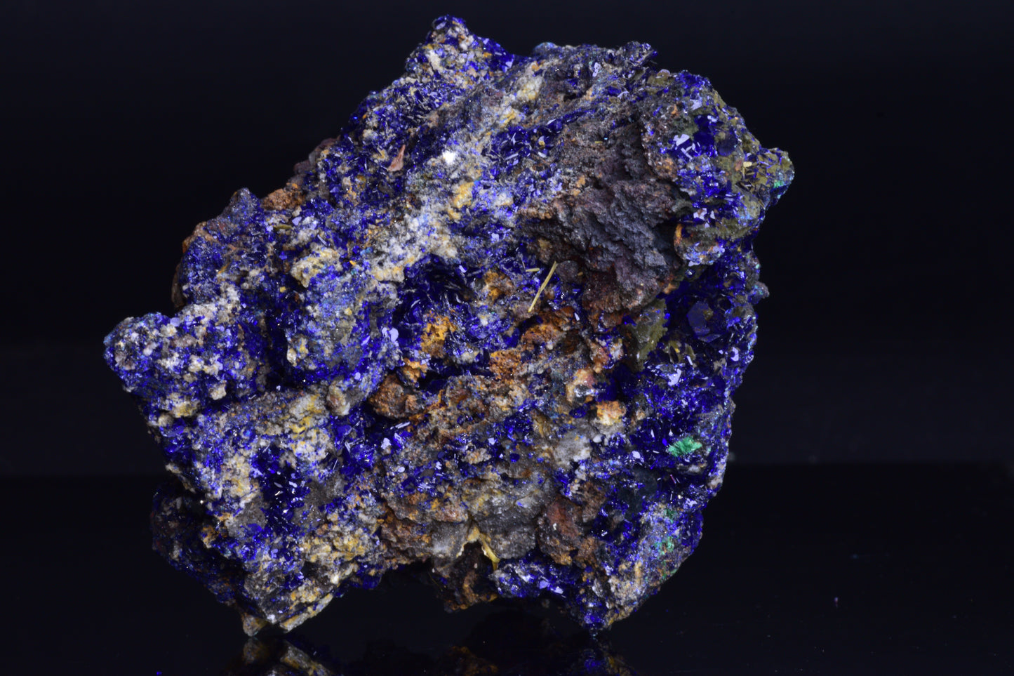 Azurite with Malachite – Mibladen, Morocco 5