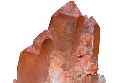 Red Quartz Crystal Cluster – Ferruginous Quartz | Tinejdad, Morocco (47.3g)