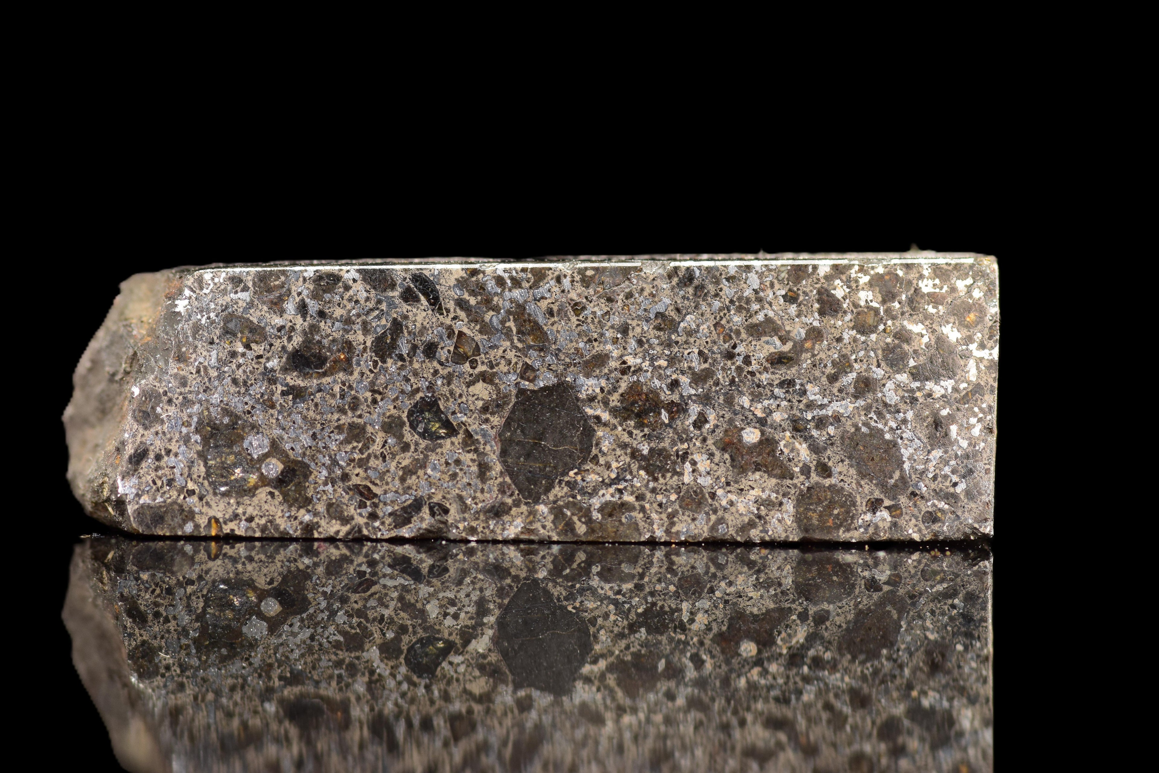 Talsint Mesosiderite Meteorite Slice – 4.33 g