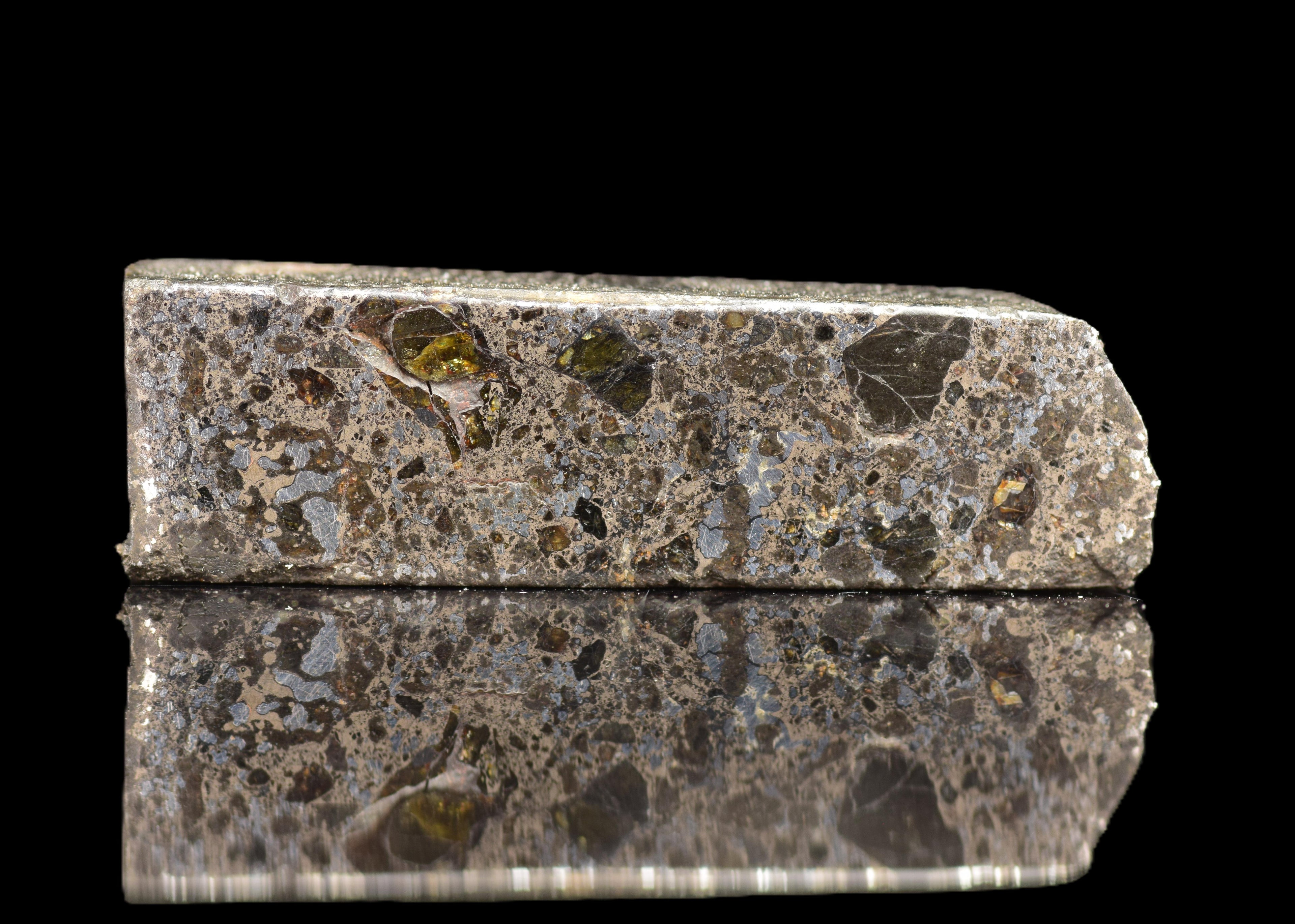 Talsint Mesosiderite Meteorite Slice – 4.33 g