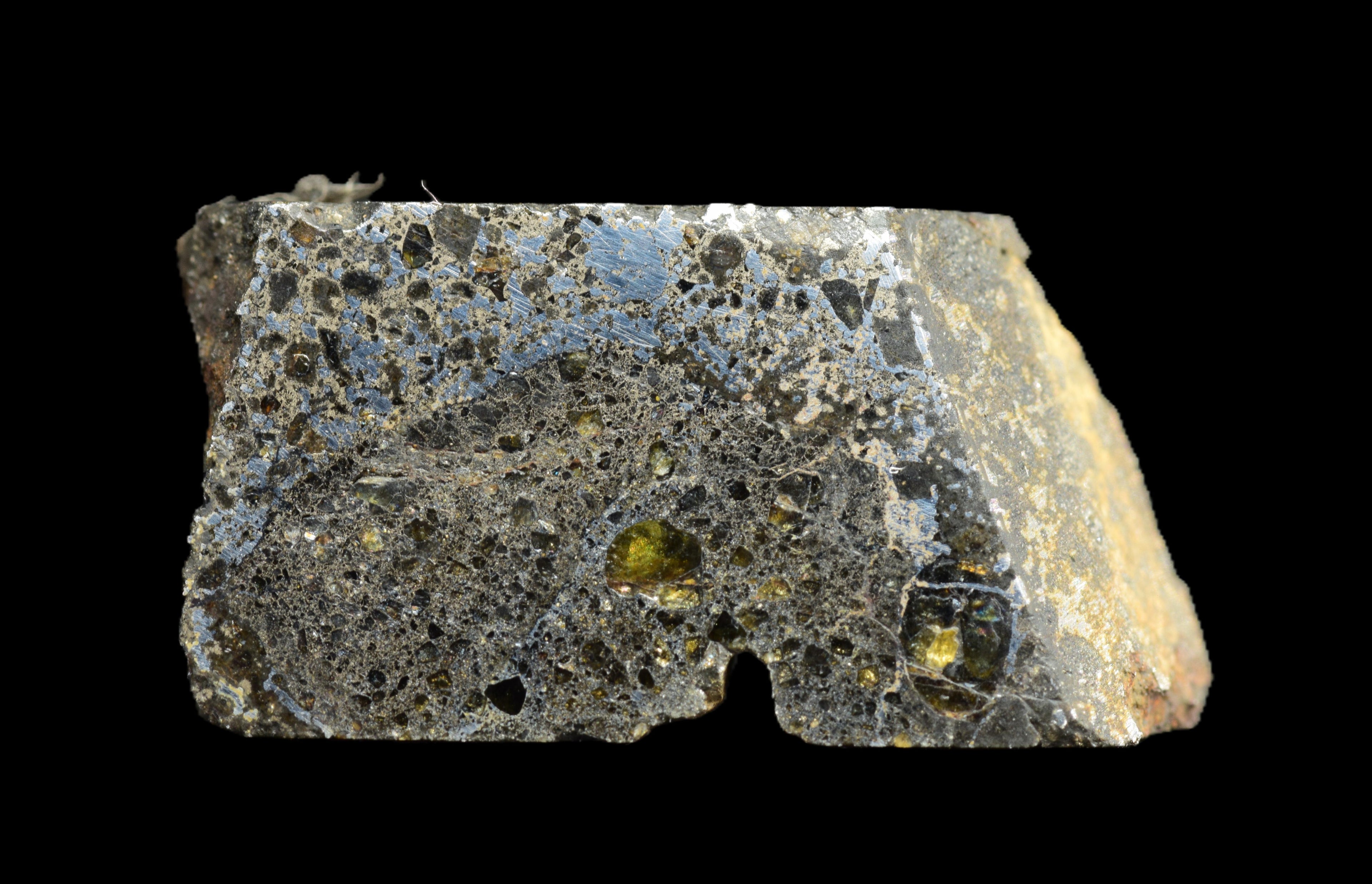 Talsint Mesosiderite Meteorite Slice – 2.36 g