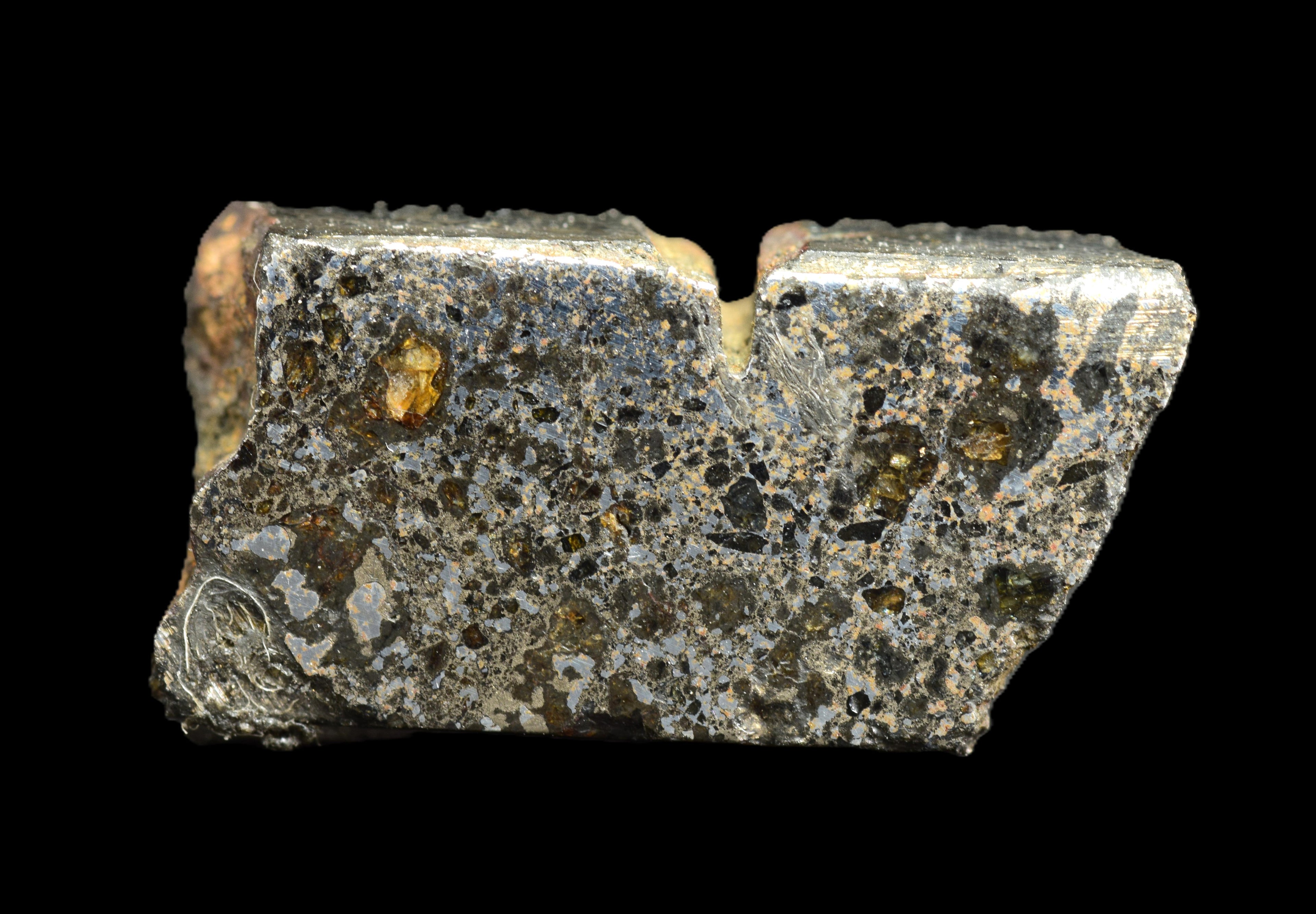 Talsint Mesosiderite Meteorite Slice – 2.36 g